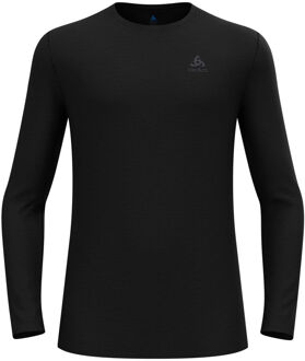 ODLO Merino 160Crew Longsleeve Heren-Zwart - S