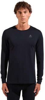 ODLO Merino 200 Crew Neck Longsleeve Heren zwart - S