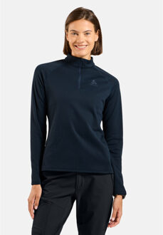 ODLO Midlayer 1/2 zip besso - maat L Blauw