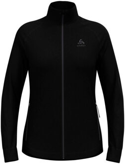 ODLO Midlayer full zip berra - maat S Zwart
