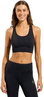 ODLO Padded Seamless Medium Sports BH zwart - L