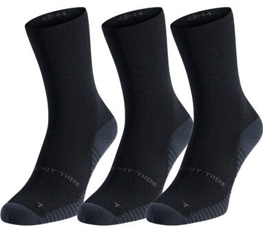 ODLO Performance Run Crew Trail Sokken - 3 paar zwart
