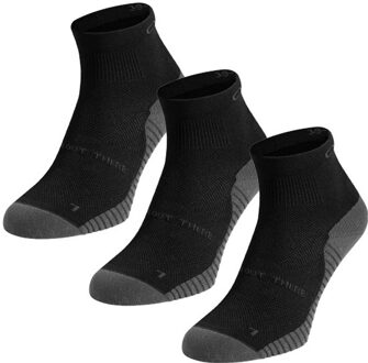 ODLO Performance Run Quarter Sokken - 3 paar zwart