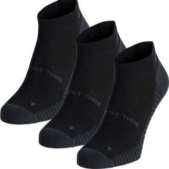 ODLO Performance Short Run Sokken- 3 paar zwart