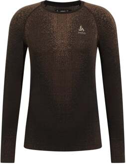 ODLO Performance Warm Blackcomb Crew Neck Vest Heren-Bruin - S,M,L,XL,XXL