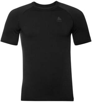 ODLO Performance Warm Eco BI Top Crew Neck T-shirt Heren-Zwart - S