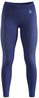 ODLO Performance Warm Eco Big Logo Bottom Long Tight Dames-blauw - S,M,L,XL