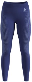 ODLO Performance Warm Eco Big Logo Bottom Long Tight Dames-blauw - XL