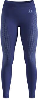 ODLO Performance Warm Eco Big Logo Bottom Long Tight Dames-blauw - XS,S,M,L,XL