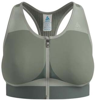 ODLO Seamless High Sport-bh Dames-Olijf - L