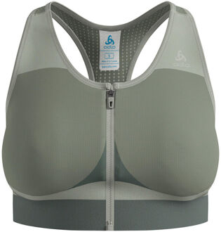ODLO Seamless High Sport-bh Dames-Olijf - L