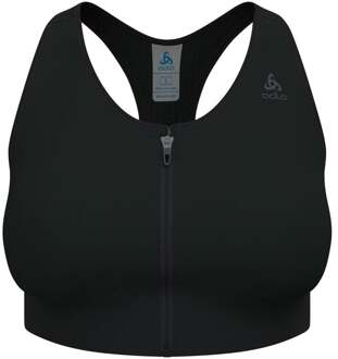 ODLO Seamless High Sport-bh Dames-Zwart