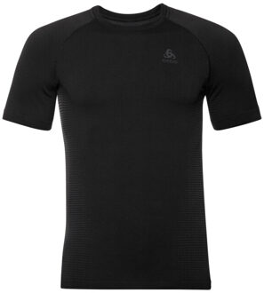 ODLO Shirt korte mouwen performance warm eco Zwart - L
