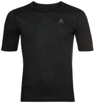 ODLO Shirt ronde hals korte mouwen active warm eco Zwart