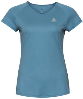 ODLO Shirt ronde hals korte mouwen ceramicool Blauw - XS