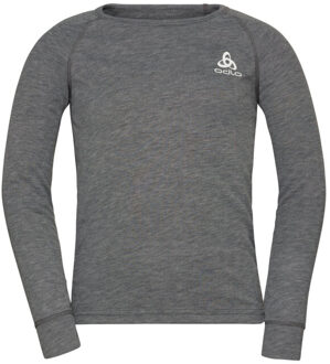 ODLO Shirt ronde hals lange mouwen active warm eco kid - maat 128 Grijs