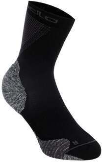 ODLO Socks Crew Ceramicool Unisex Sportsokken - Black - Maat 42-44