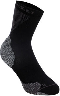 ODLO Socks Crew Ceramicool Unisex Sportsokken - Black - Maat 45-47