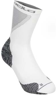 ODLO Socks Crew Ceramicool Unisex Sportsokken - White - Maat 39-41