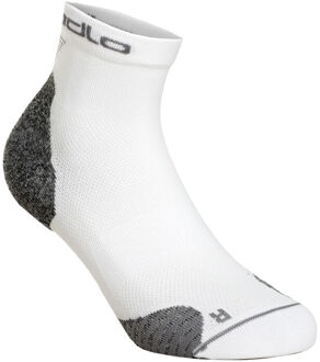 ODLO Socks Quarter Ceramicool Quarter Sportsokken Unisex - White