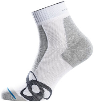 ODLO Socks Quarter Light Unisex Sportsokken - White - Maat 39-41