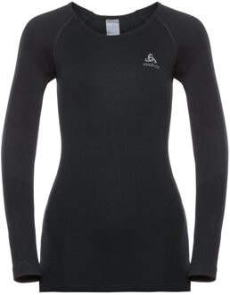 ODLO Suw Top Crew Neck L/S Performance Warm Sportshirt Dames - Black