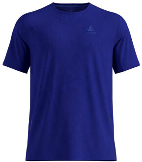 ODLO T-shirt crew neck s/s zeroweight engineered chill-tec Blauw - M