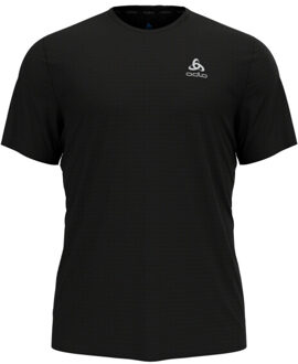 ODLO T-shirt s/s crew neck essential flyer - maat L Zwart