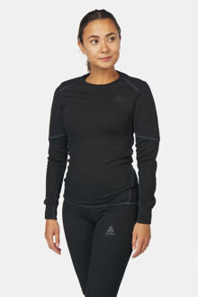 ODLO W BL TOP Crew neck l/s ACTIVE X-WARM ECO Zwart XS