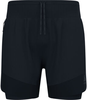 ODLO X-Alp 2in1 6'' Trail Short Heren zwart - XL