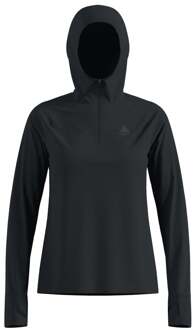 ODLO X-Alp Midlayer Hardloopshirt Dames-Zwart - XS,M,L