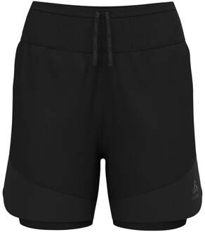 ODLO X-Alp Trail 5in 2in1 Hardloopshorts Dames-Zwart - XS,S,M,L