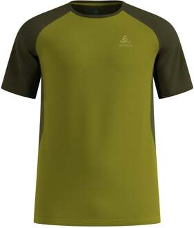 ODLO X-Alp Trail Hardloopshirt Heren-groen, donkergroen - XL