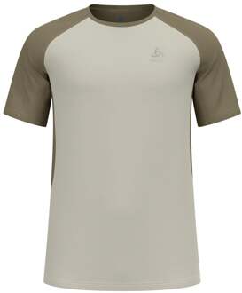 ODLO X-Alp Trail Hardloopshirt Heren-kaki - S
