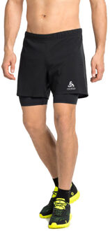 ODLO Zeroweight 2in1 Short 5'' Heren - Zwart - maat XXL