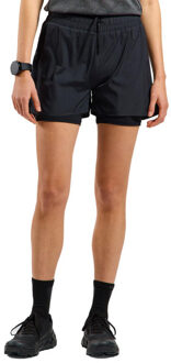 ODLO Zeroweight 3'' 2in1 Short Dames zwart - L
