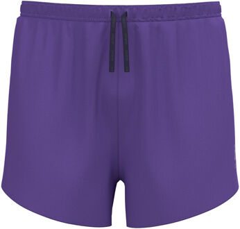 ODLO Zeroweight 3in Split Hardloopshorts Heren-paars lila - XL