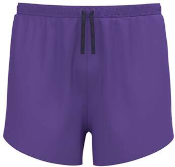 ODLO Zeroweight 3in Split Hardloopshorts Heren-paars - XL