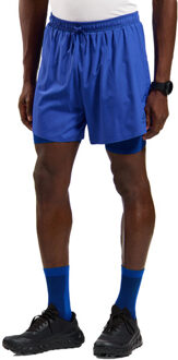 ODLO ZeroWeight 5'' 2in1 Short Heren blauw - M