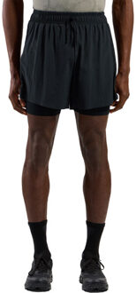 ODLO Zeroweight 5'' 2in1 Short Heren zwart