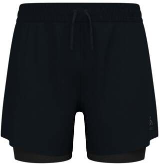 ODLO Zeroweight 5in 2in1 Hardloopshorts Heren-zwart - M