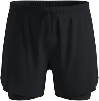 ODLO Zeroweight 5in 2in1 Hardloopshorts Heren-zwart - XL