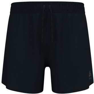 ODLO Zeroweight 5in Hardloopshorts Heren-Zwart - L