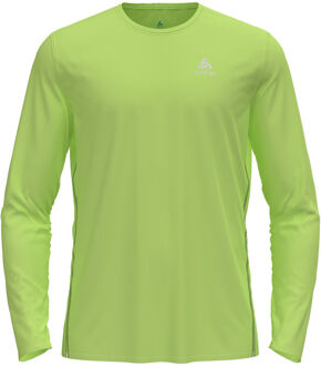 ODLO Zeroweight Chill-Tec Crew Neck Hardloopshirt Heren lichtgroen - M