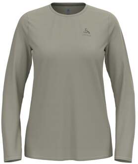 ODLO Zeroweight Chill-Tec Hardloopshirt Dames-Kaki - L