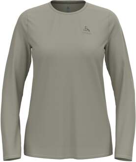 ODLO Zeroweight Chill-Tec Hardloopshirt Dames-kaki - M