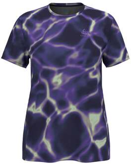 ODLO Zeroweight Chill-Tec Hardloopshirt Dames-Paars,Mint - S,L