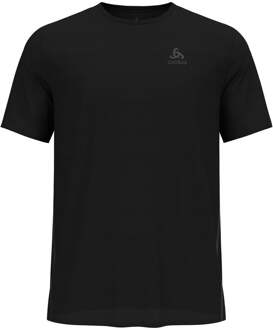 ODLO Zeroweight Chill-Tec Hardloopshirt Heren-Zwart - L