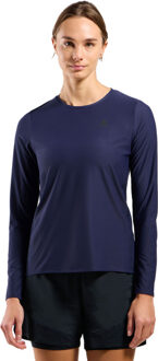 ODLO Zeroweight Chill-Tec Longsleeve Dames navy - M