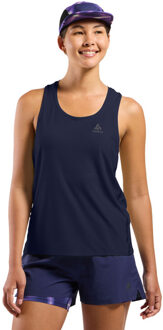 ODLO ZeroWeight Crew Neck Chilltec Singlet Dames navy - XL